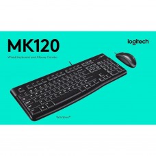Combo Bàn phím + chuột Logitech MK120 (có dây)